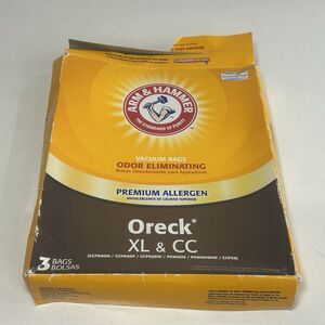 2 Arm & Hammer Premium Allergen Vacuum Bags 100% Filtration For Oreck XL & CC